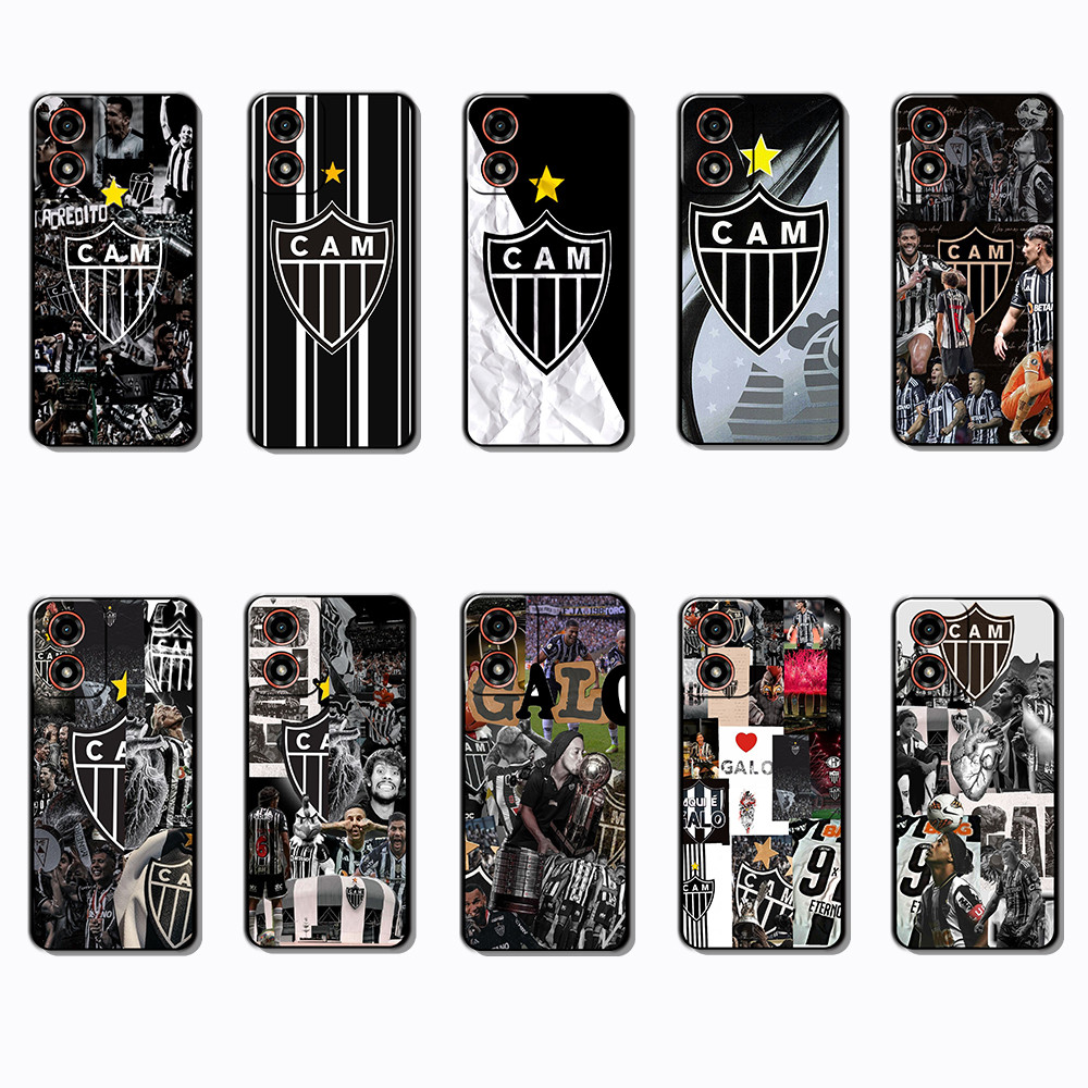 Capa De Telefone Preta Macia E Elegante Para Motorola Moto G04 G04S G05 G15 G35 