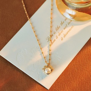 20 colar Original pequena garra Natural pérola champanhe ouro clavícula colar feminino simples bonito elegante All-Match