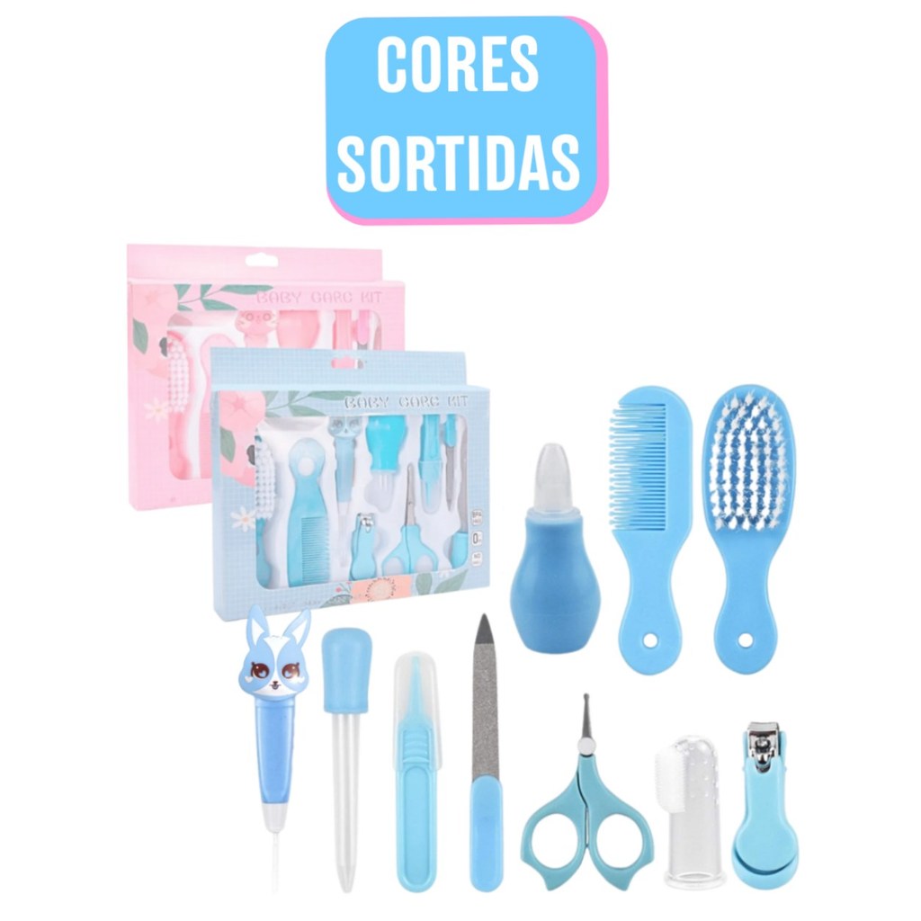 Kit Bebê com 10pçs Mãe e Bebê > Cuidados com o Bebê