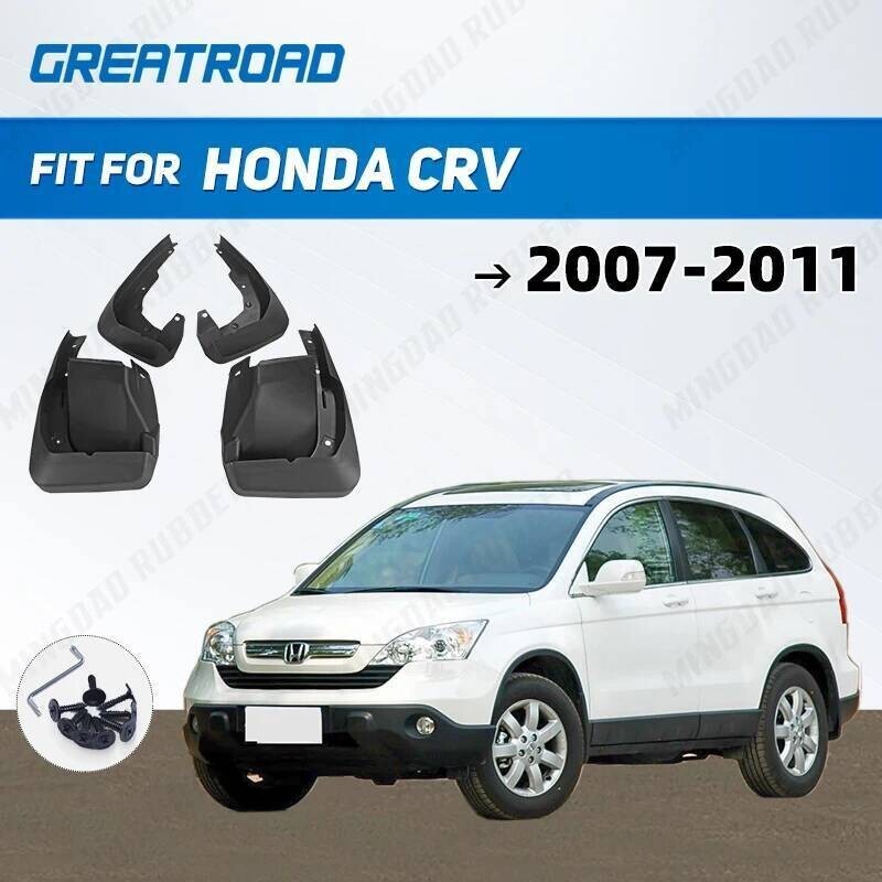 Para Honda CRV 2007-2011 Pára-Lamas CR-V Lama Aba Respingo Guarda Fender Mudflaps Acessórios Do Carro Dianteiro Traseiro