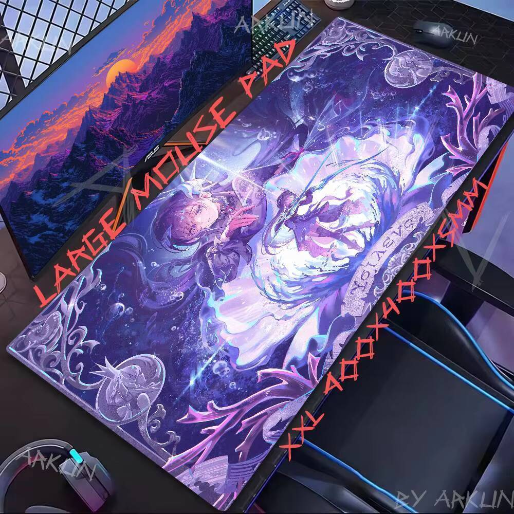 XL Quente Hysilens Honkai Estrela Ferroviário Mouse Pad Gamer Acessórios Do Computador Teclado Tapete De Mesa Empresa Jo