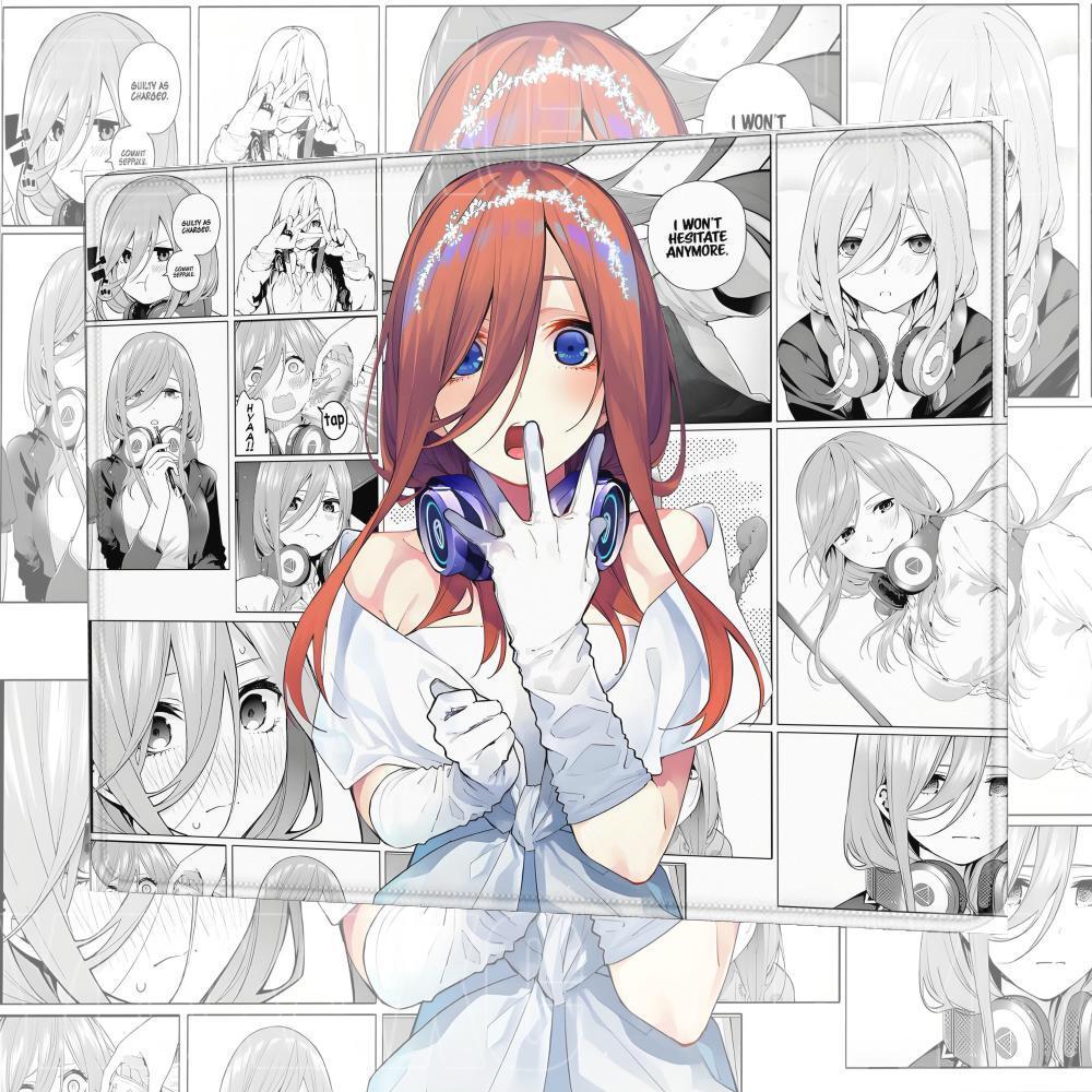 Os Quíntuplos Quintessenciais Anime Mousepad Quadrado Acessórios De Computador Tapetes De Mesa De Jogo De Escritório Peq