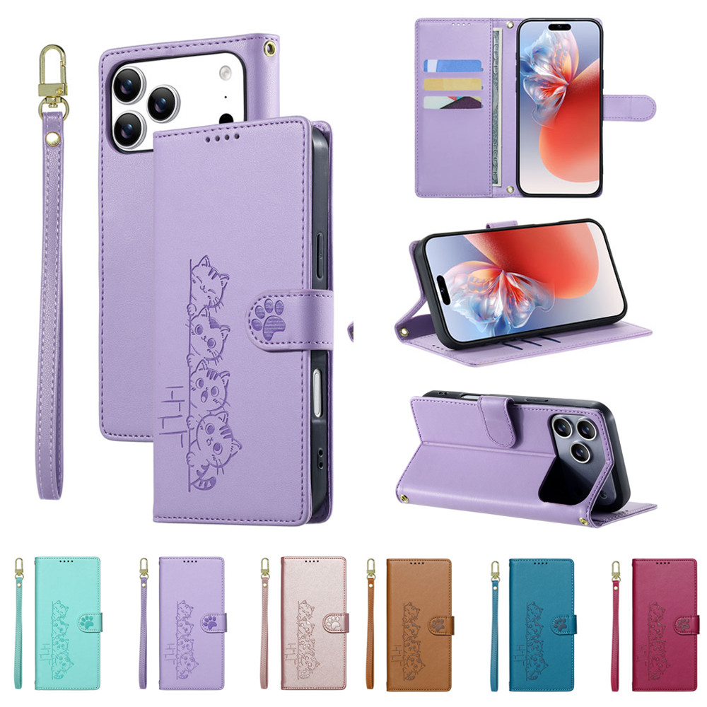 Capa Para Samsung Galaxy A57 A37 A27 A16 A06 A26 A55 A15 A36 A56 A24 A34 A05 A05S A25 A35 5G 4G Flip Carteira De Couro F