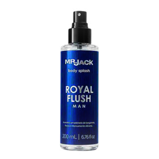 Body Splash Mr. Jack Royal Flush Man 200ml Aromático Amadeirado