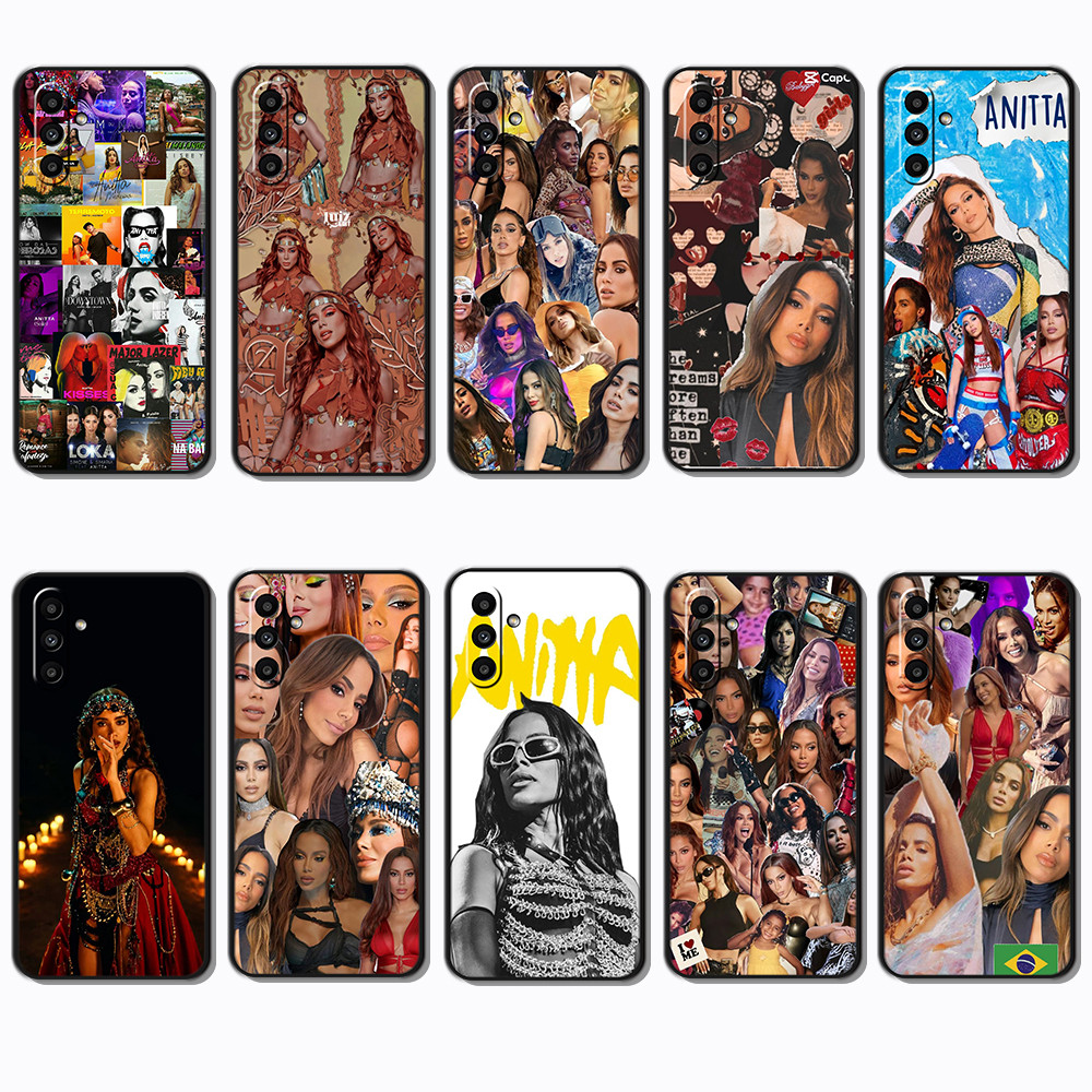 Moda Macio Preto Caso De Telefone Para Samsung Galaxy M15 M54 M62 M23 M14 M34 M3