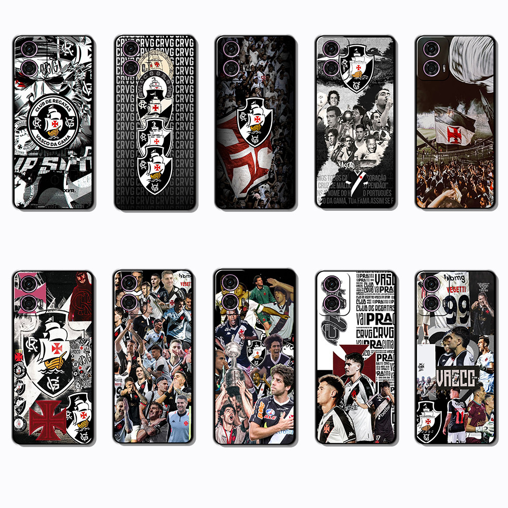 Capa de Telefone Preta Macia E Elegante Para Motorola Moto G24 G34 G85 G45 S50NE