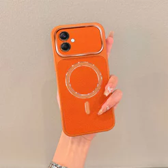 Capa Para Samsung A06 4G A07 A06 5G Nova De Telefone Macia TPU De Couro De Alta Qualidade Com design Estético De Sucção
