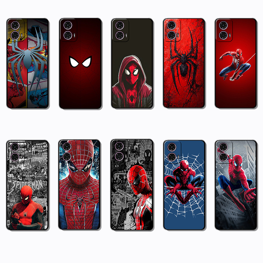 Moda Macio Preto Caso De Telefone Para Motorola Moto G24 G34 G85 G45 S50NEO E15 