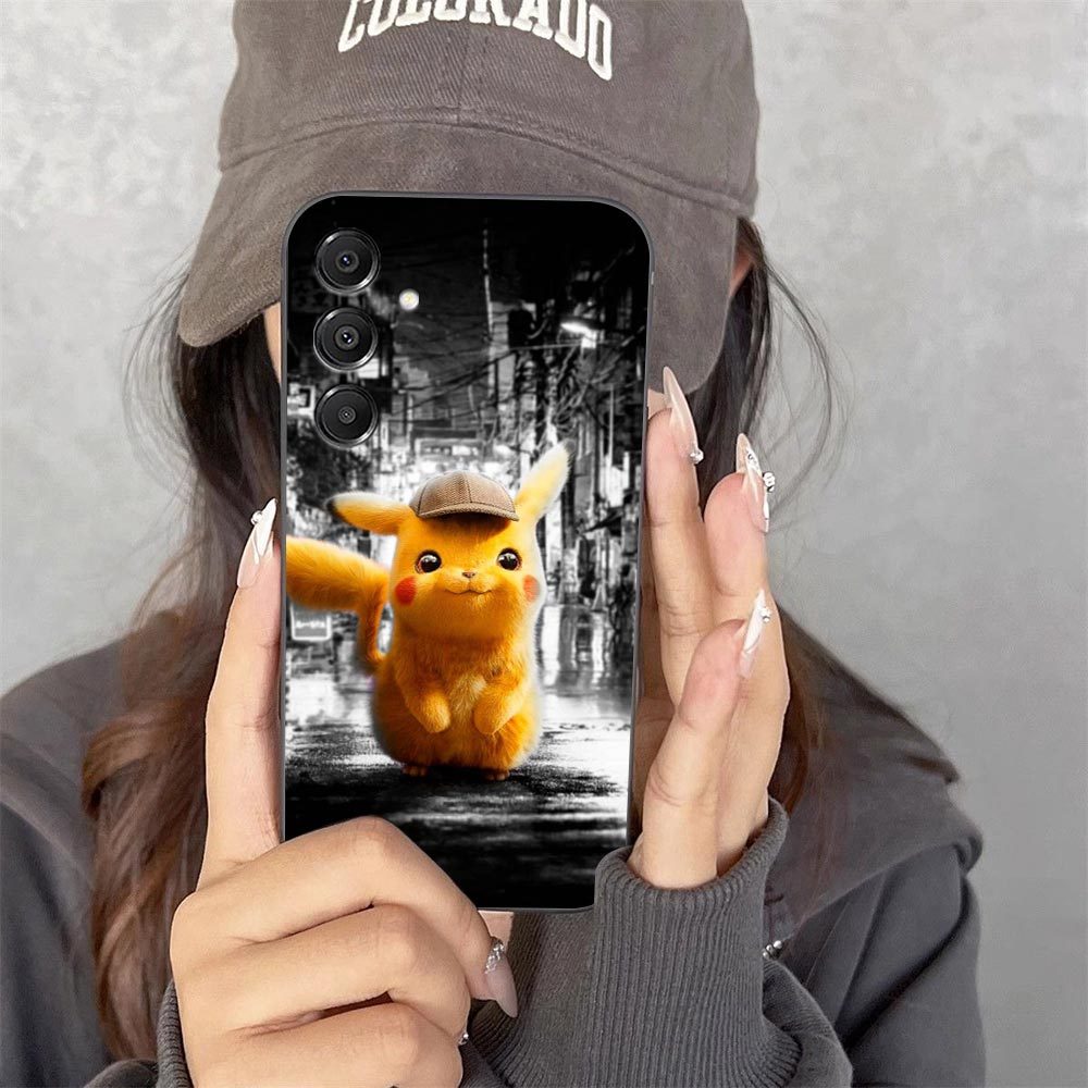 Capa De Telefone Pokémon Pikachu Para Samsung Galaxy A14 A15 A16 A17 A22 A23 A26 A27 A32 A35 A36 A37 A51 A52 A53 A54 A55
