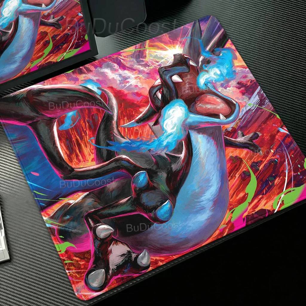 Mouse Pad Charizard Escritório Computador Tapete De Mesa Teclado Almofadas Portátil Acessórios Para PC XS Borracha Gamin