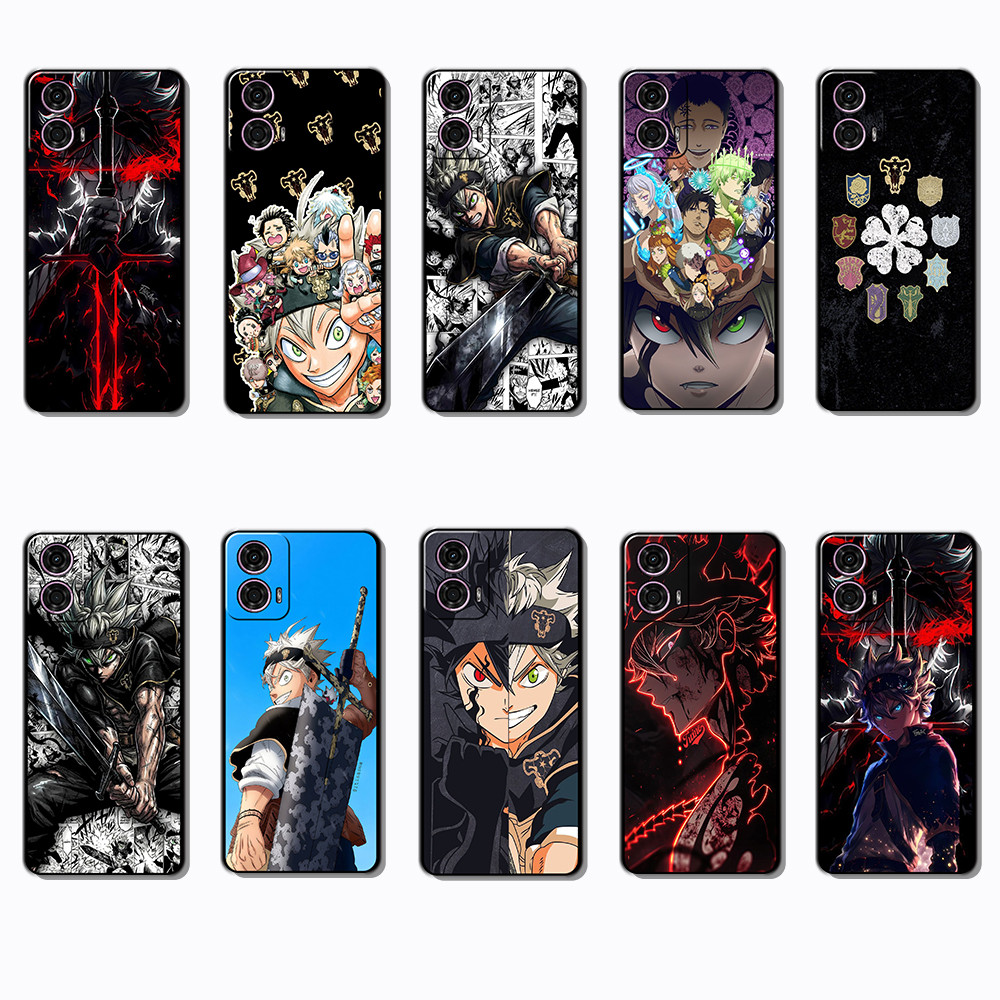 Moda Macio Preto Caso De Telefone Para Motorola Moto G24 G34 G85 G45 S50NEO E15 
