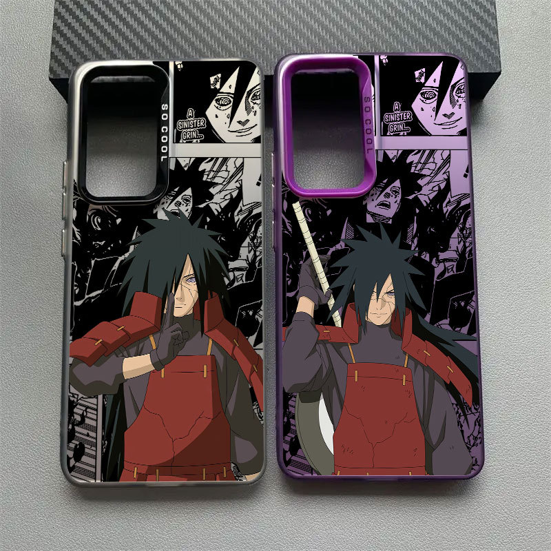 Capa De Telefone Luxuosa Naruto Uchiha Madara Anime Para Samsung A57 A56 5G A37 A36 A27 A17 A07 A54 A55 A35 A34 A32 A52 