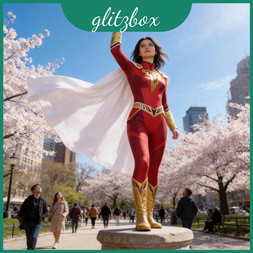 Fantasia De Cosplay Feminina Shazam Fury Of The Gods Com Design Sem Costura Para Eventos De Halloween Anime E