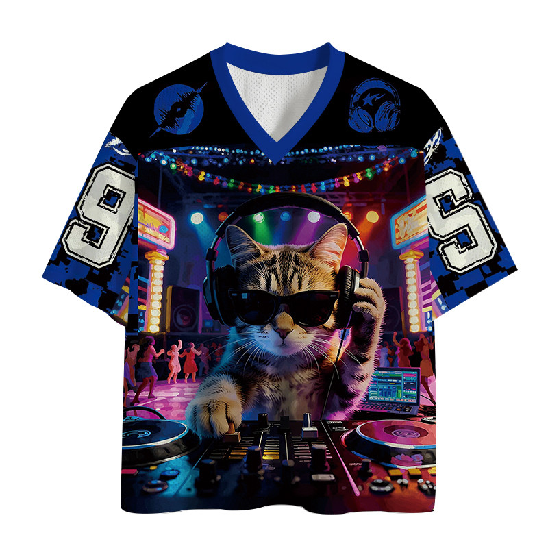 2026 Verão Venda Quente Arte Japonesa Tendência Com Decote Em V Camiseta Das Mulheres Dos Homens Lazer Esportes Ao Ar Li