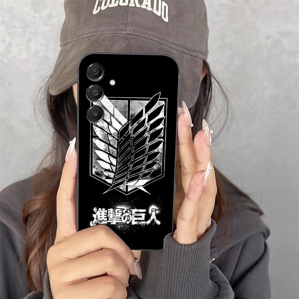 Anime Eren Attack On Titan Capa De Telefone Para Samsung Galaxy A14 A15 A16 A17 A22 A23 A26 A27 A32 A35 A36 A37 A51 A52 