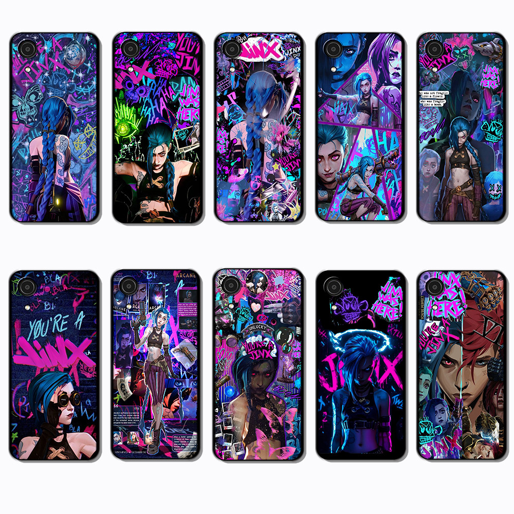 Capa De Telefone Preta Macia E Elegante Para Samsung Galaxy A03 Core League of Legends caseg