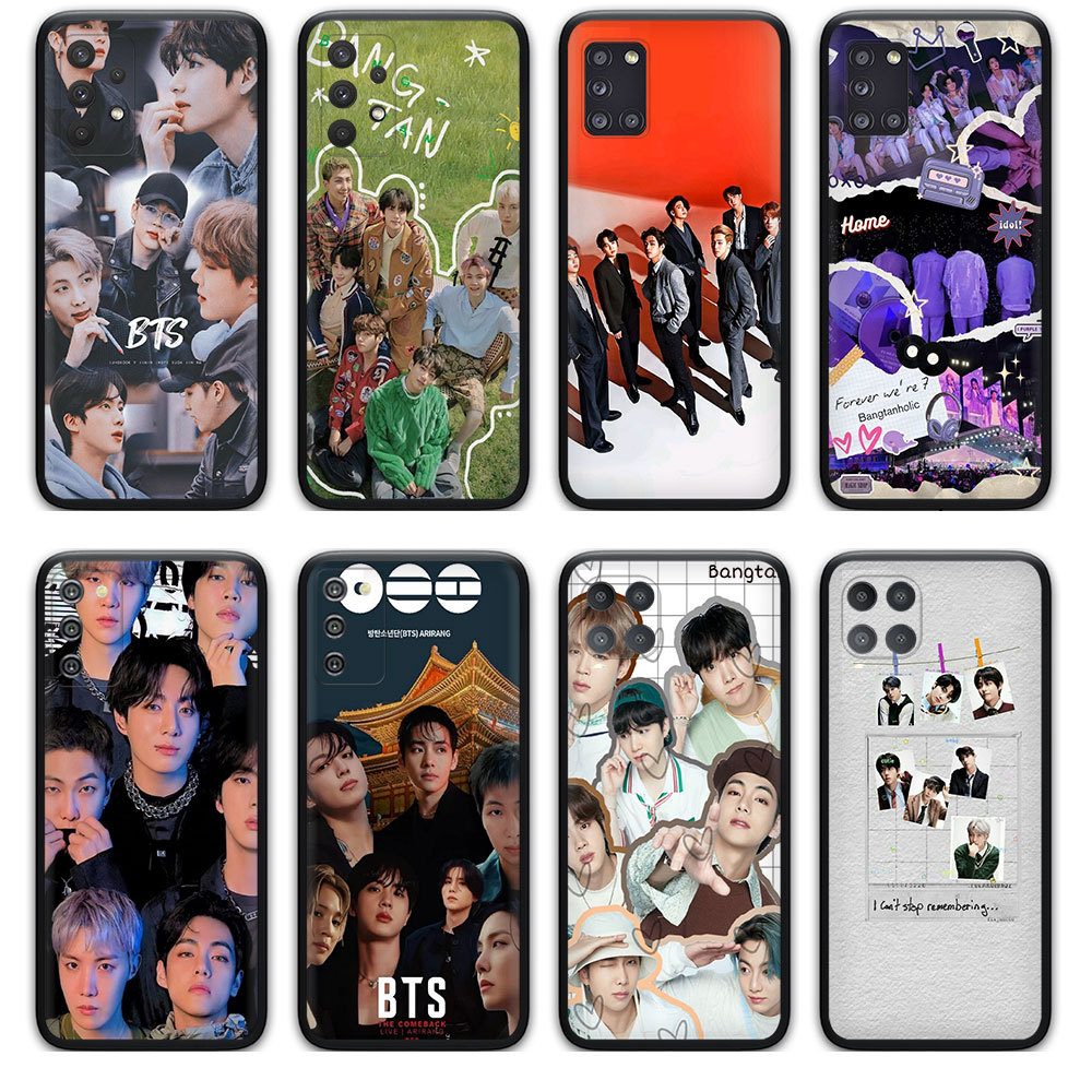 Capa Macia TPU Para Samsung Galaxy A03 A03Core A01 A02 M02 A02S A03S F722 BTS