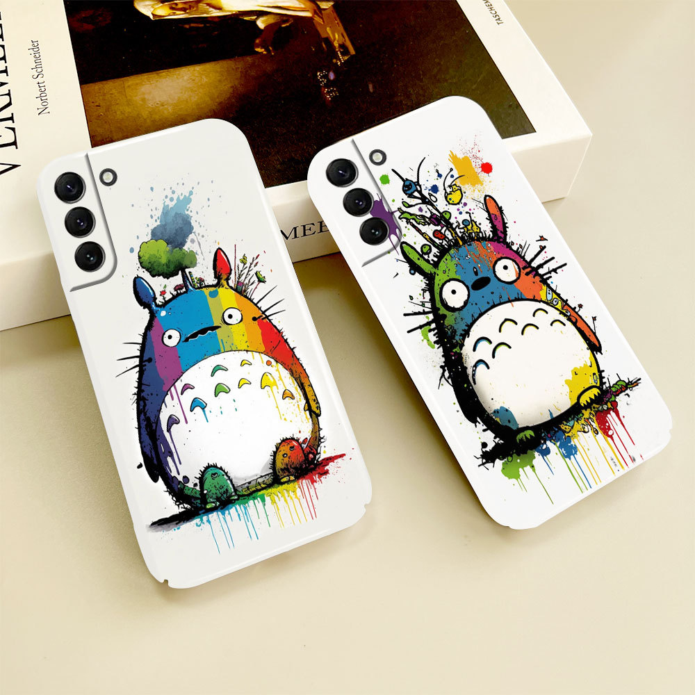 Capa De Telefone Totoro Gato 084B Para Samsung A20 A23 A50S A52 A14 A15 A16 A21 A22 A24 A25 A26 A30 A10S A11 A12 A13 4G 