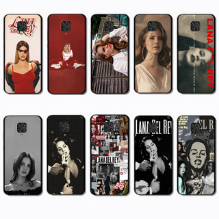 Moda Macio Preto Caso De Telefone Para Xiaomi Redmi Nota 9S 9T 10 Lite 9 Poco M2 Pro Max Lana del rey caseg
