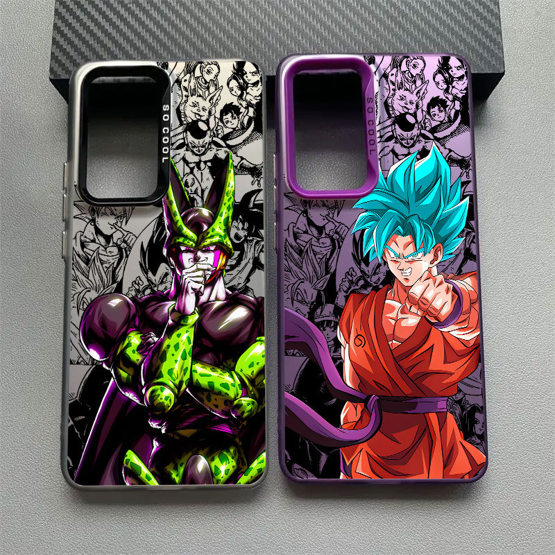 Capa De Telefone Celular Goku Dragon Ball De Desenho Animado Para Samsung A57 A56 5G A37 A36 A27 A17 A07 A54 A55 A35 A34