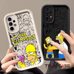 Capa De Telefone Simpson Homer Dos Desenhos Animados Para Redmi Note 14 Pro 13 12 11 14C 13C 12C 10C POCO X7 X6 C75 C65