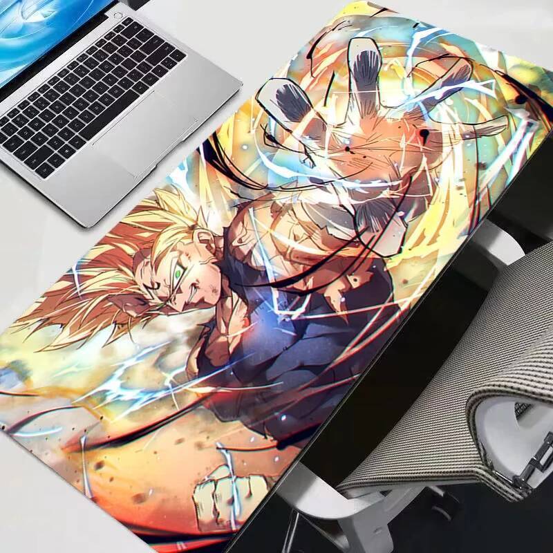 Mouse Pad Gamer PC Computador Grande XXL Tapete De Mesa Teclado Anime Acessórios De Jogos Mousepad DBZ Dragon Ball Z