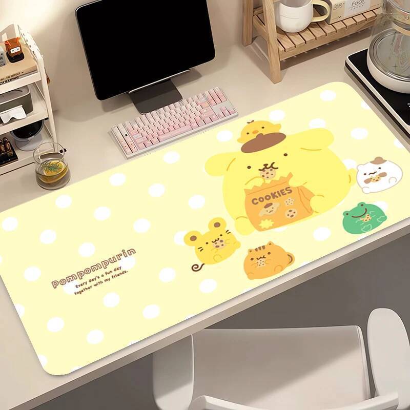 Mouse Pad Pompompurin Kawaii Acessórios De Jogos Notbook Velocidade Do Computador Mini Pc Jogo Teclado Tapete De Mesa Es