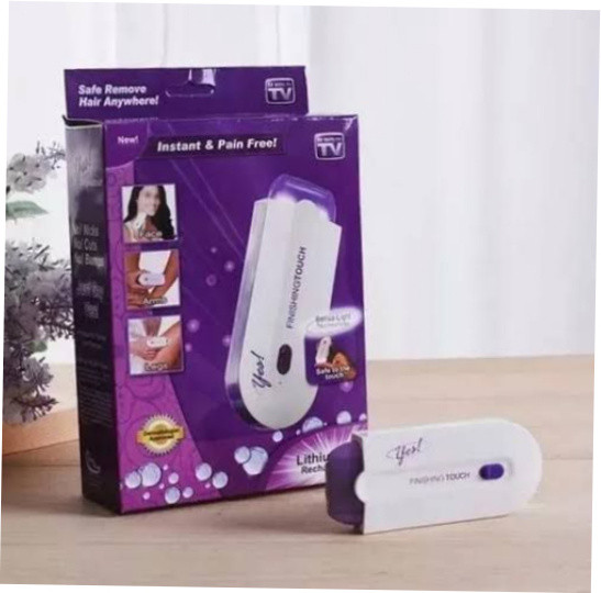 Depilador Elétrico Removedor de Pêlos Bivolt - Roxo/Branco