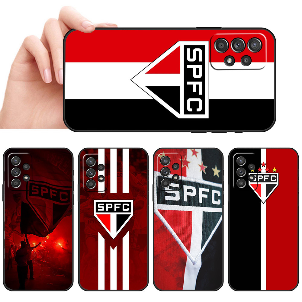 Telefone De silicone Macio À Prova D'água Samsung A50 A50S A52 A52S A53 A54 A55 A70 A71 A72 Tricolor Paulista Urbano Cap