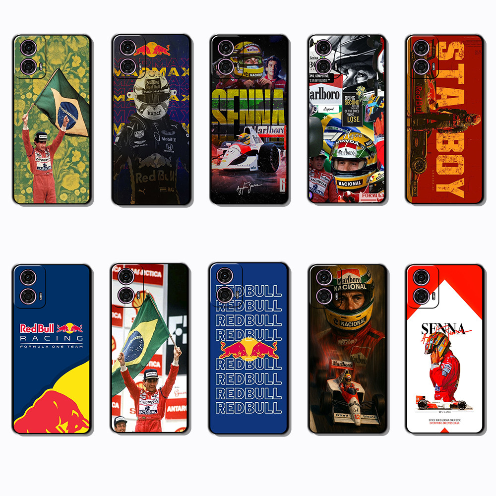 Moda Macio Preto Caso De Telefone Para Motorola Moto G24 G34 G85 G45 S50NEO E15 
