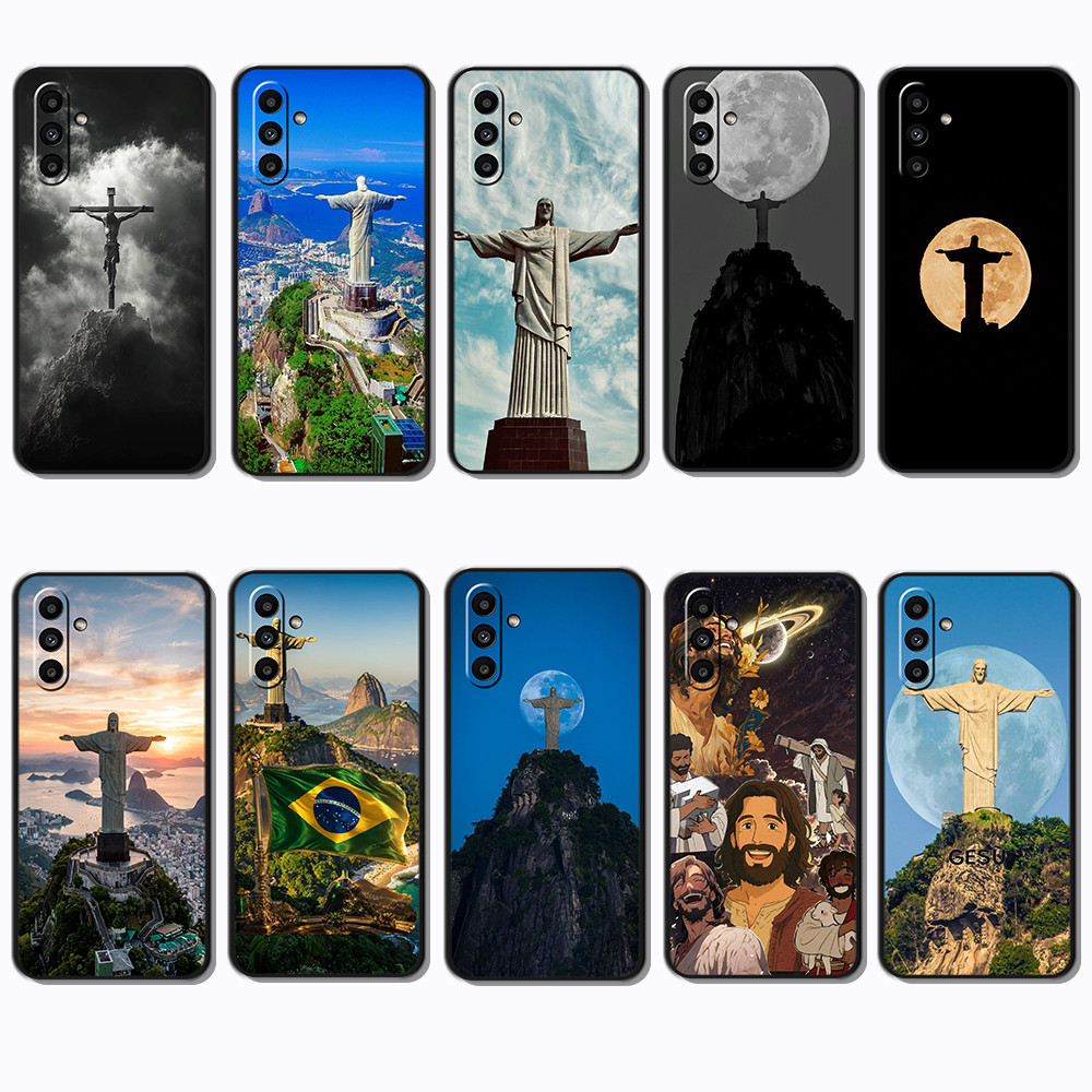 Moda Macio Preto Caso De Telefone Para Samsung Galaxy M15 M54 M62 M23 M14 M34 M3
