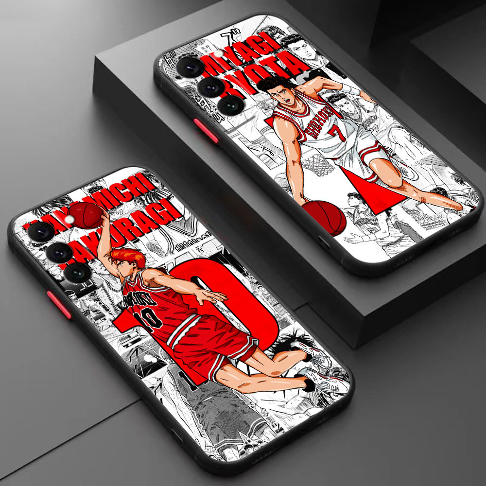 Capa De Telefone Slam Dunk Basquete 081A Para Samsung S22 S25 S20 S21 S23 S24 Plus Ultra FE A33 A17 A34 A42 A52S A53 A54