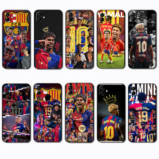 Capa De Telefone Preta Macia E Elegante Para Samsung Galaxy A04 A04E A05 A06 A07 Lamina Yamal caseg