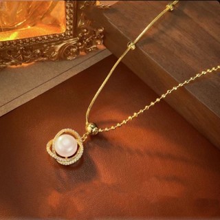 20 colar na moda colar de pérolas Retro temperamento simples Micro-incrustado cheio de diamante nicho Design High-End cl