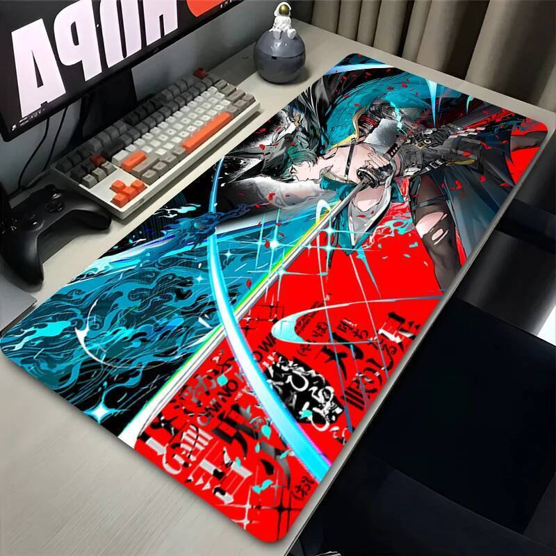 Hoshimi Miyabi Zenless Zona Zero Mouse Pad Acessórios De Jogos Computador Mousepad Anime ZZZ Teclado Almofadas De Escrit