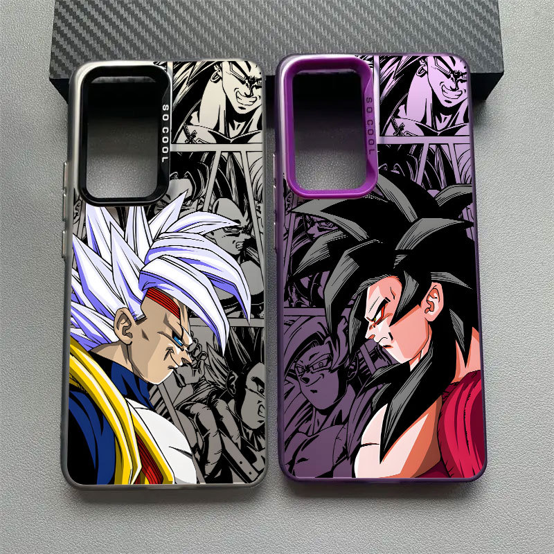 Capa De Telefone Dragon Ball GT Saiyans Vegeta Goku Para Samsung A57 A56 5G A37 A36 A27 A17 A07 A54 A55 A35 A34 A32 A52 