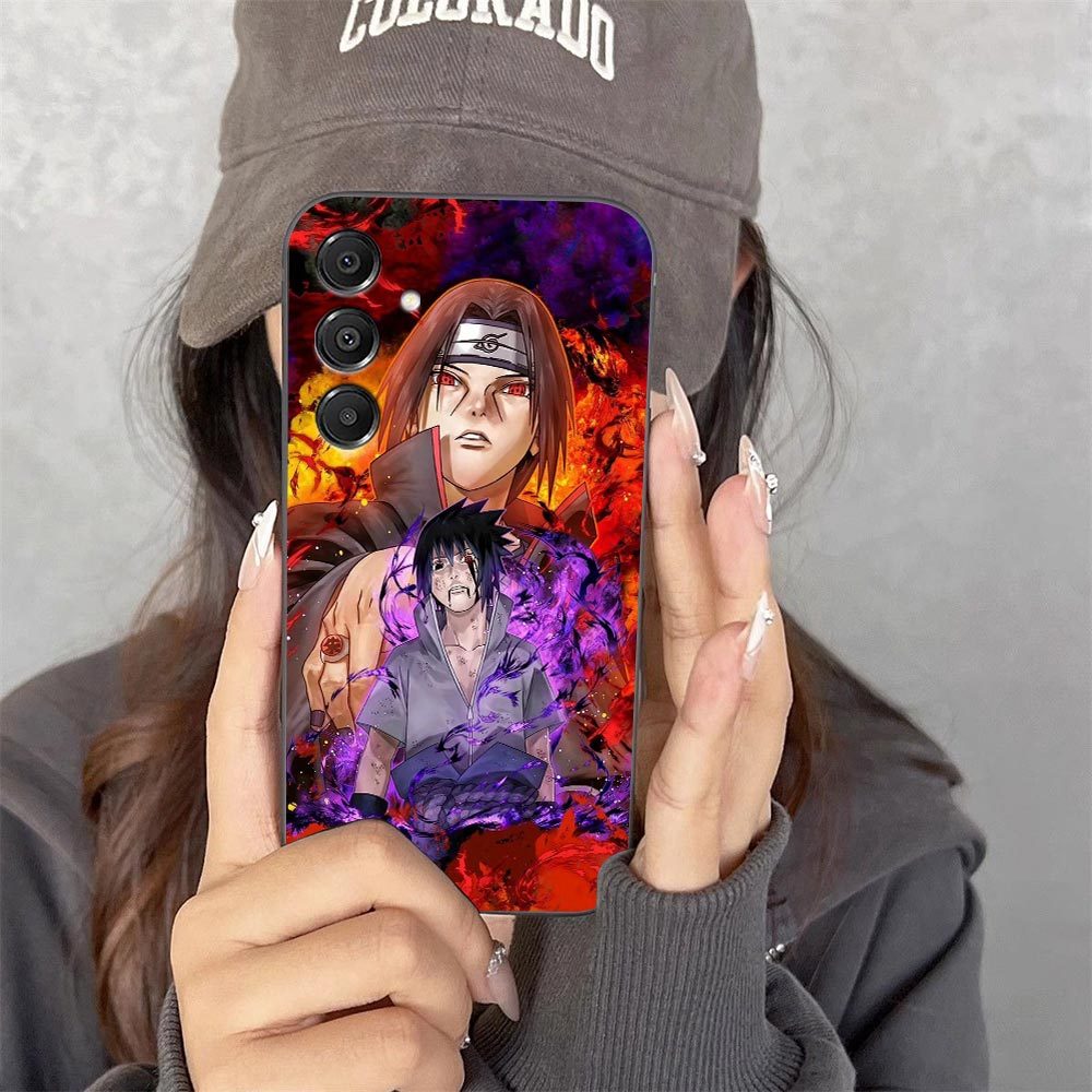 Naruto Kakashi Uchiha Sasuke Caso De Telefone Para Samsung Galaxy A14 A15 A16 A17 A22 A23 A26 A27 A32 A35 A36 A37 A51 A5