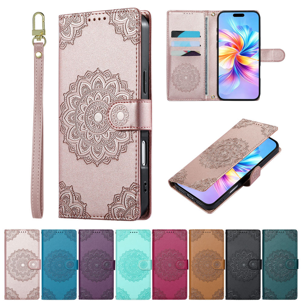 Capa Para Samsung Galaxy A27 A08 A18 A56 A36 A26 A57 A27 A06 A16 A37 A07 A17 5G 4G Carteira Flor Moda Flip De Telefone D