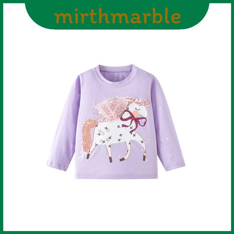 Camiseta De Algodão Para Menina De Manga Comprida Com Estampa Animal Usar Crianças Casuais
