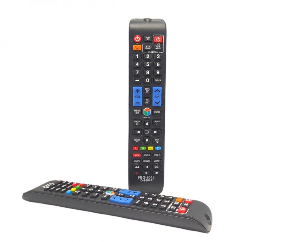 Controle Remoto Compatível TV Samsung Com Tecla Netflix e Amazon FBG 9012