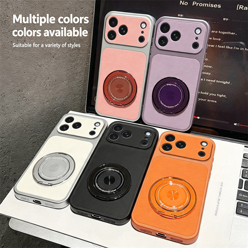 Couro Para Magsafe Caso Titular Do Telefone Samsung Galaxy A73 A53 A33 A23 A13 A03 A02S A12 A22 A32 A52 M22 M32 M13 Capa