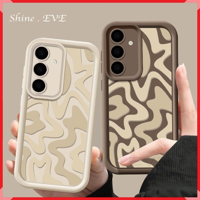 Capa Padrão Listrado Para Samsung A14 A15 A16 A25 A35 A53 A54 A55 S22 S23 S24 Ultra Plus
