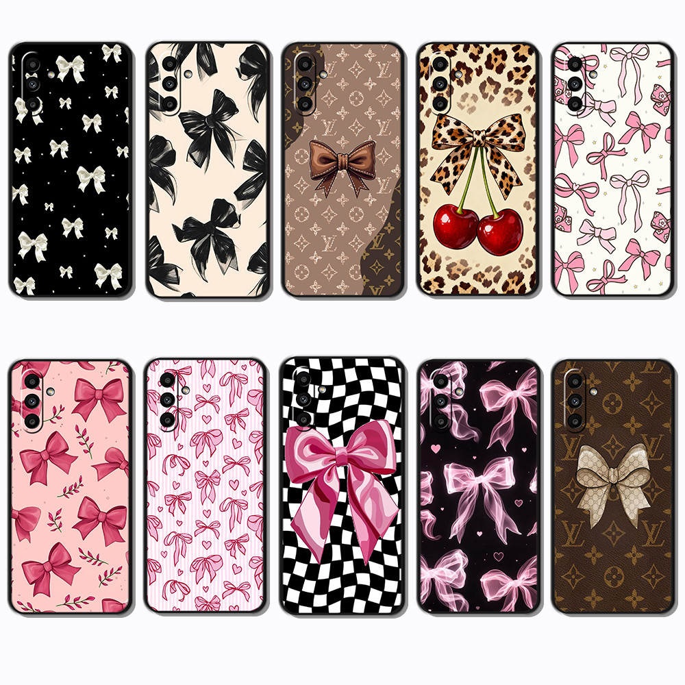 Moda Macio Preto Caso De Telefone Para Samsung Galaxy M15 M54 M62 M23 M14 M34 M3