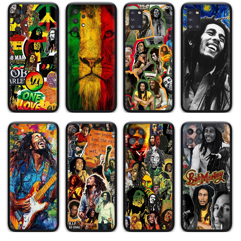 Samsung Galaxy A03 A03Core A01 A02 M02 A02S A03S TPU Capa Macia 768X Bob Marley De Telefone