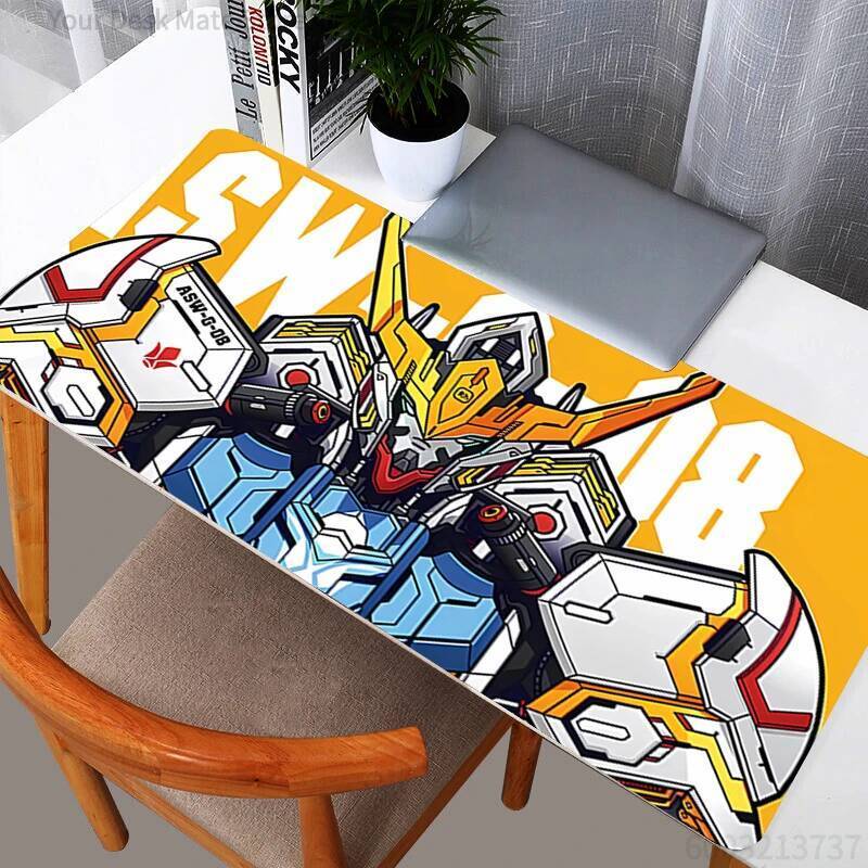 Mouse Pads Gundam Computador Varmilo Teclado Anime Acessórios De Jogos Mesa XXL Gamer Tapete De Mousepad