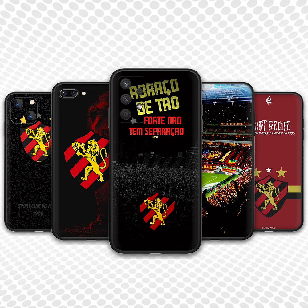 Capa De Silicone TPU 55S8 Sport Club do Recife Samsung Galaxy A10 A10S A20 A20S A21 A30 A30S A50 A50S A70 Telefone