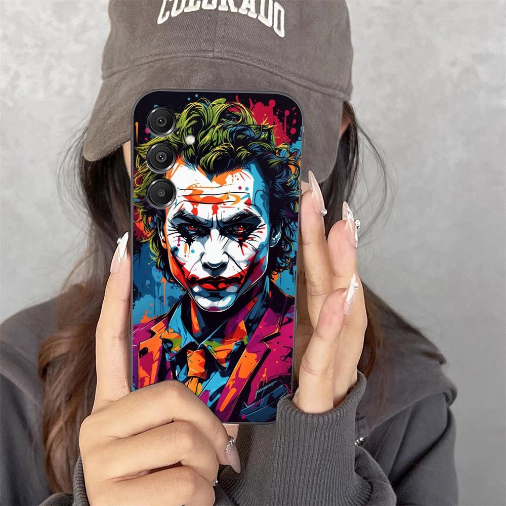 Coringa Palhaço Caso De Telefone Para Samsung Galaxy A14 A15 A16 A17 A22 A23 A26 A27 A32 A35 A36 A37 A51 A52 A53 A54 A55