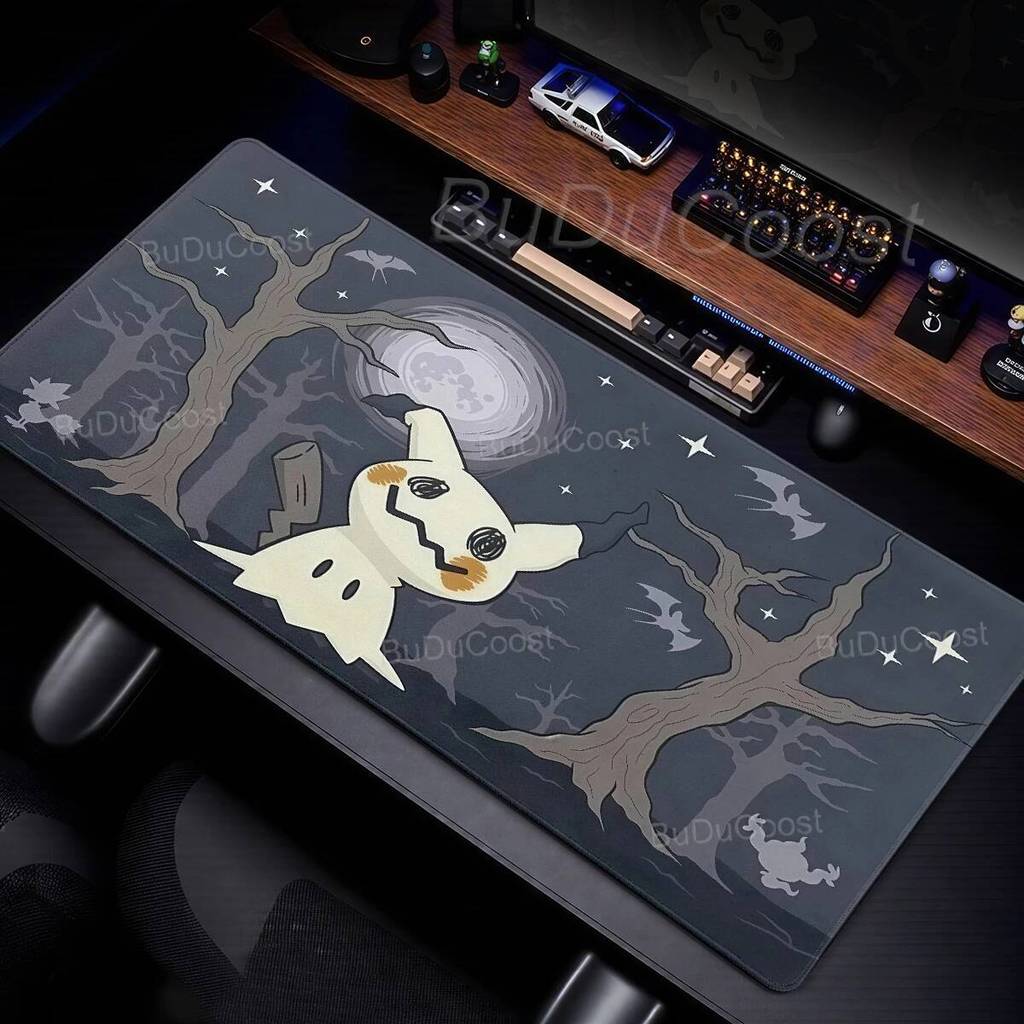 Mouse Pad Grande Teclado Antiderrapante Borracha Computador Tapete De Mesa Ps Mimikyu Mousepad PC Gamer Acessórios Escri