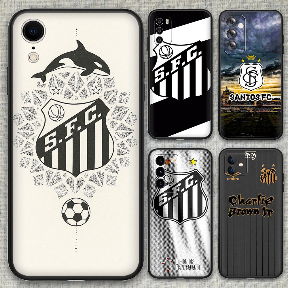 Capa De Telefone Para Samsung Galaxy A10 A10S A20 A20S A21 A30 A30S A50 A50S A70 36B8 Santos FC