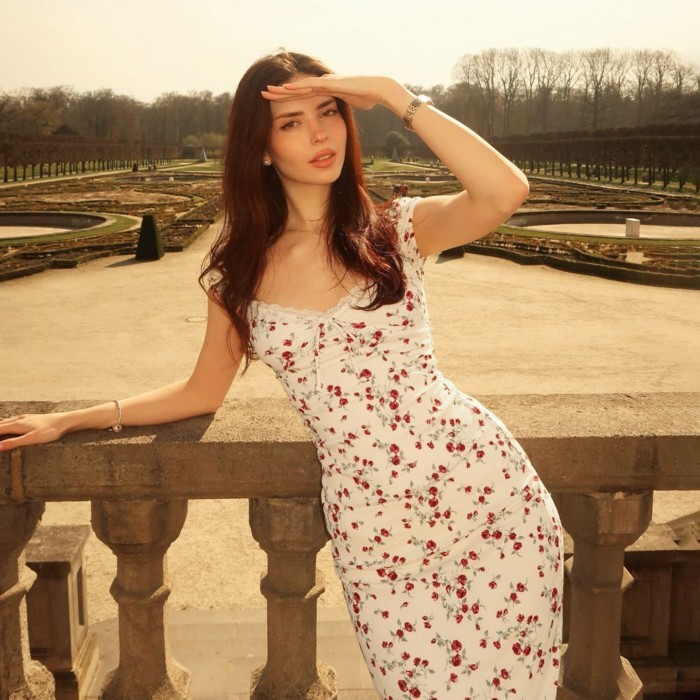 Francês elegante romântico Floral renda pescoço quadrado vestido feminino Bowknot estilo férias puro desejo Retro vestid